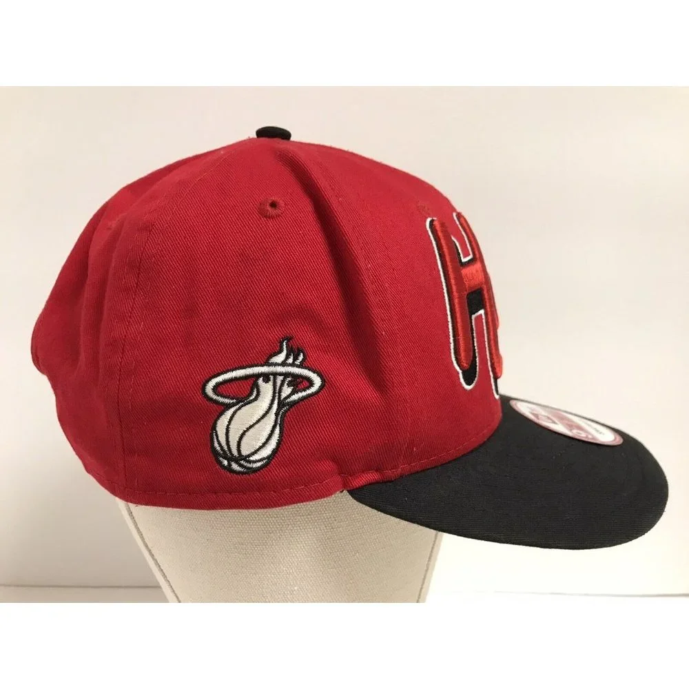 Miami Heat 9Fifty New Era Red Snapback Hat